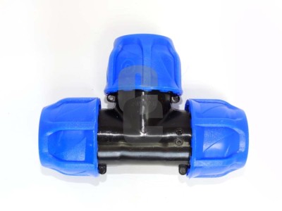 Нови предложения Тройник ПЕ черен ф25